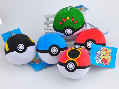 Mix Colors Cute Pokemon Ball Plush Toys