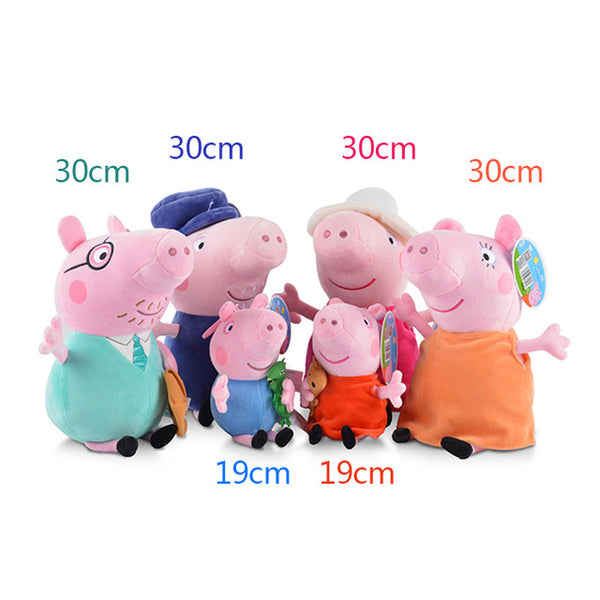 Peppa pig stuffed animal family clearance